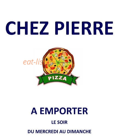 Pizza Chez Pierre — carte page 1