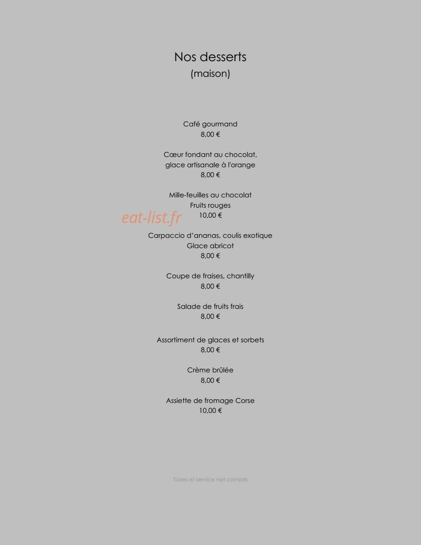 Le Pacha — carte page 7