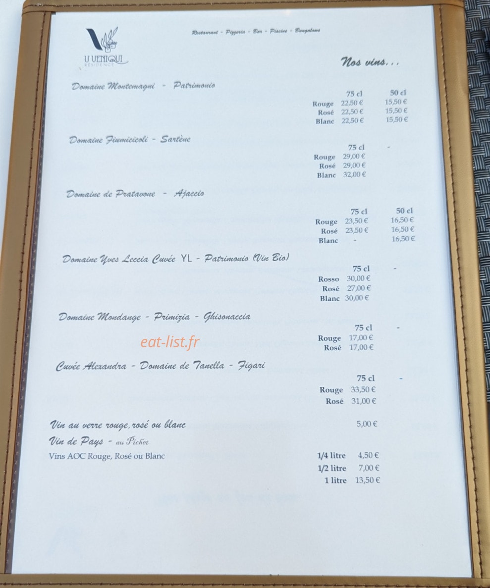 U Veniqui — carte page 3
