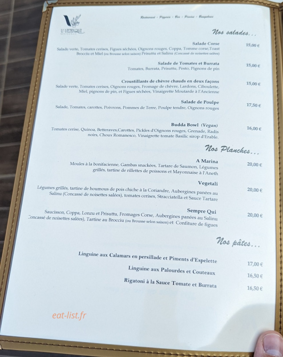 U Veniqui — carte page 2