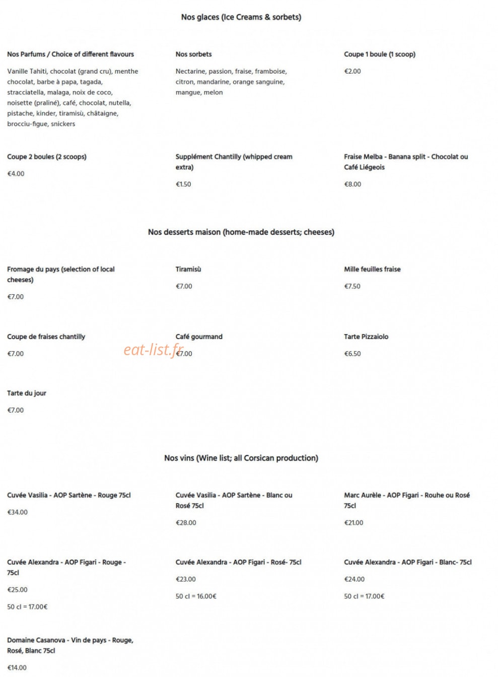 Copacabana — carte page 4