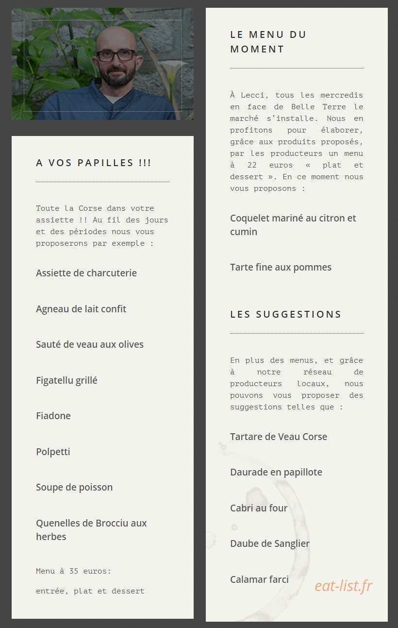 Belle Terre — carte page 1