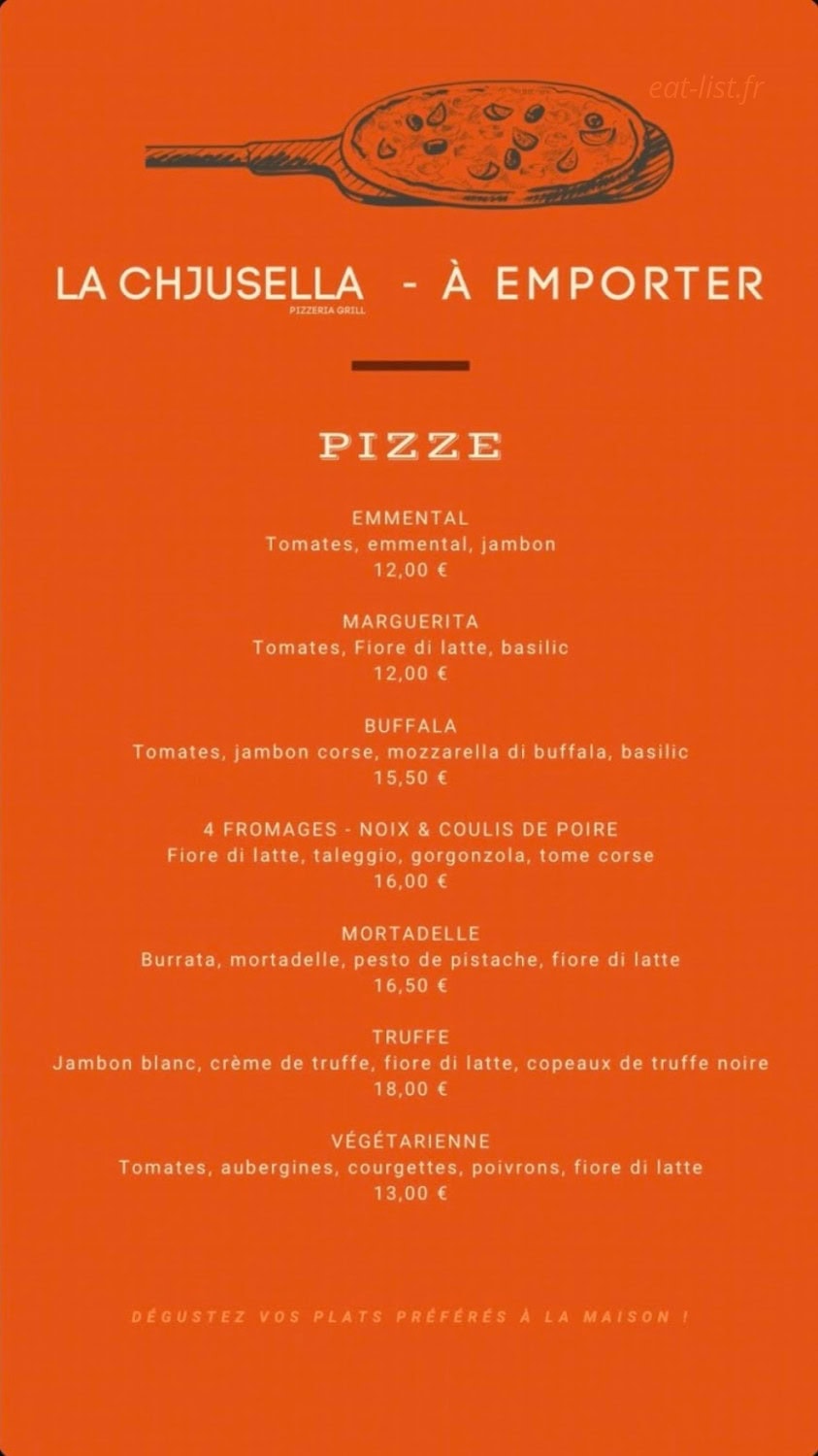 A Chjusella — carte page 1