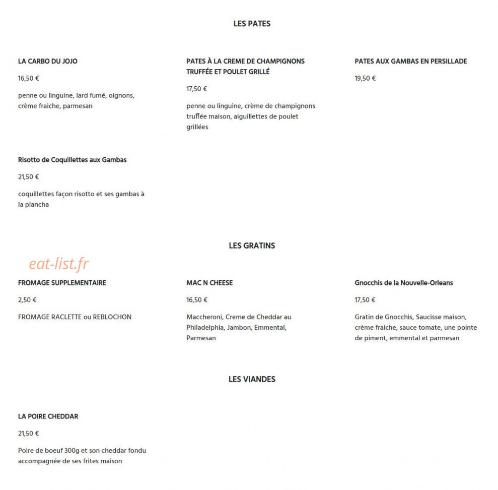 Bikers Caffè — carte page 3