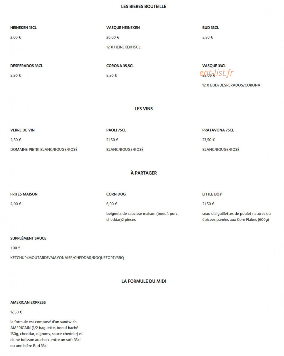 Bikers Caffè — carte page 2
