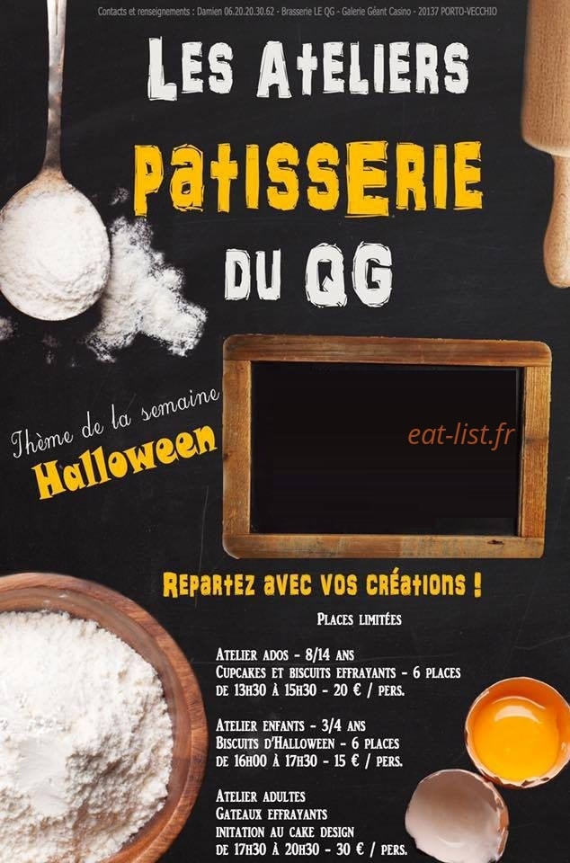 Brasserie Le QG — carte page 1