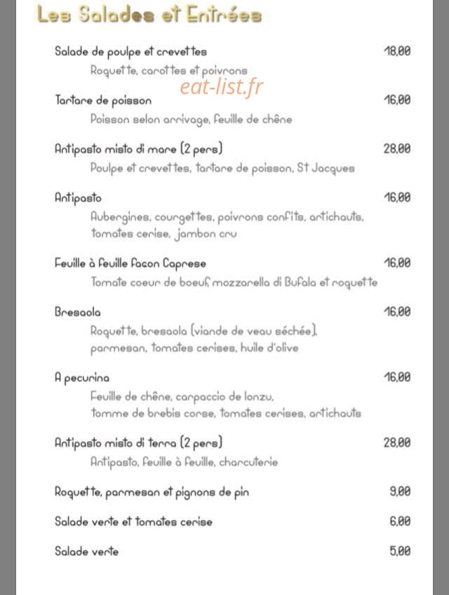 Chez Anna — carte page 3