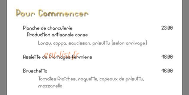 Chez Anna — carte page 2