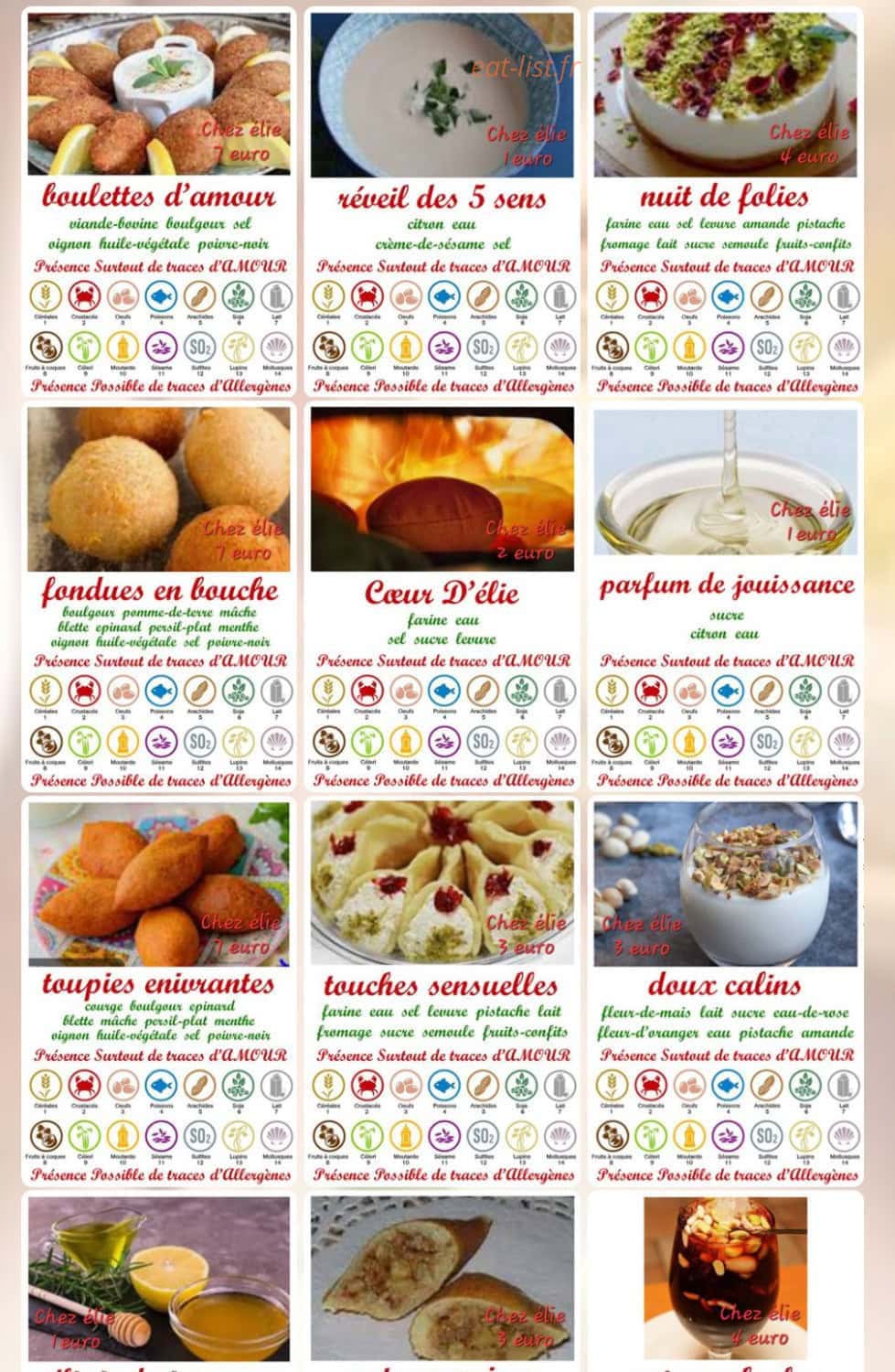 Chez élie — carte page 3