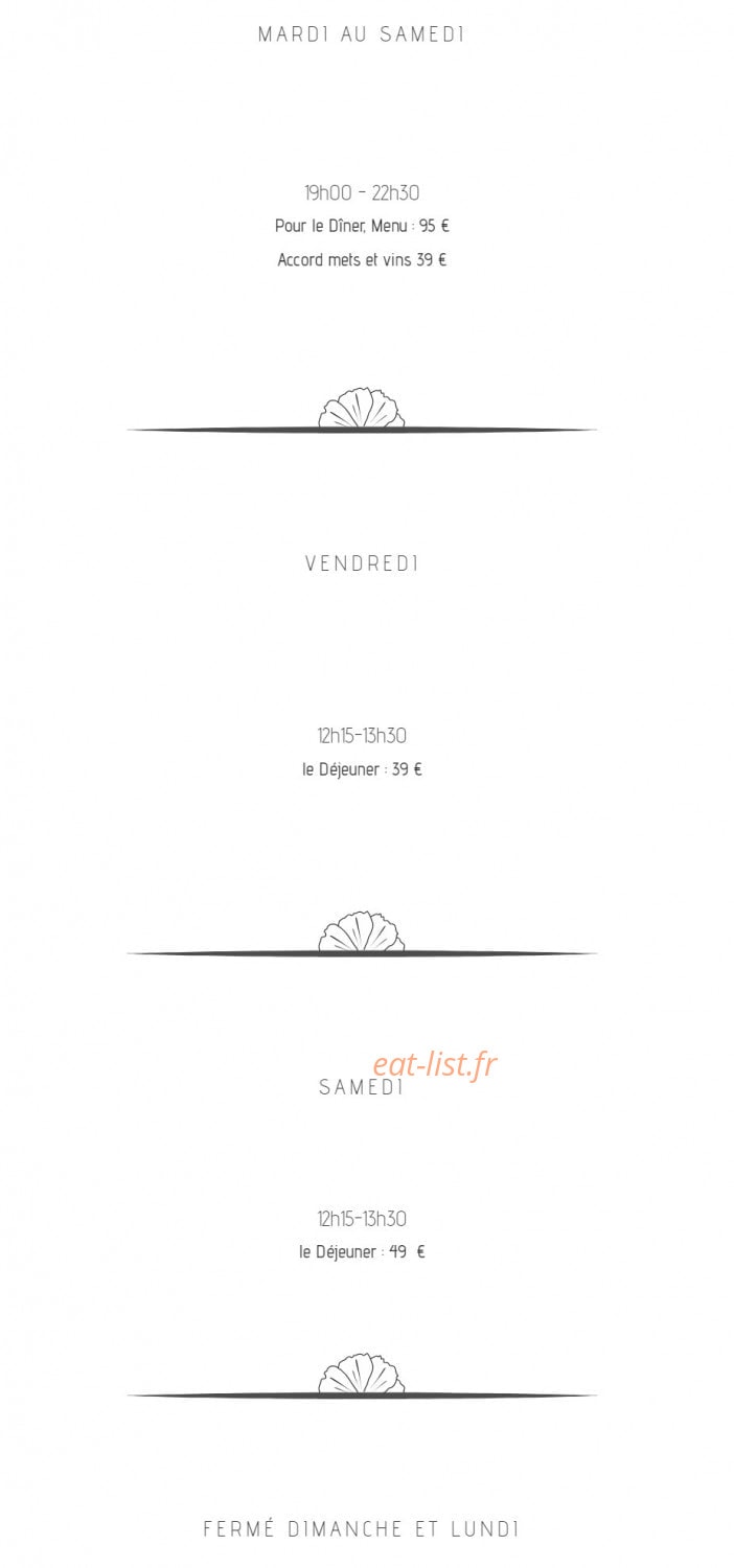 Chez Jojo — carte page 1