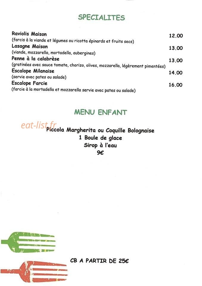 Chez Pino — carte page 3