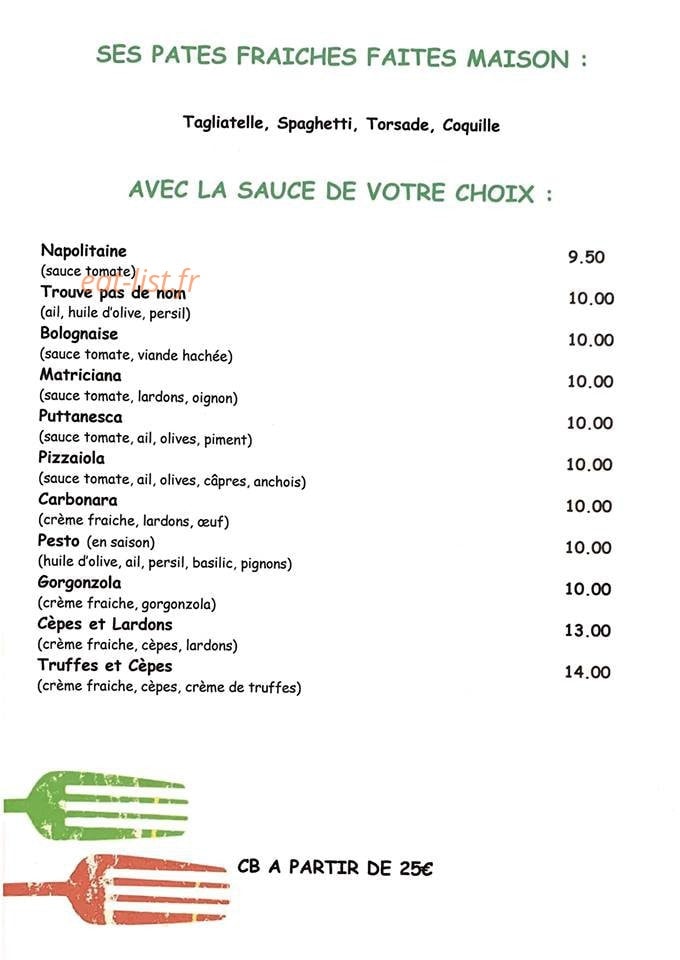 Chez Pino — carte page 2