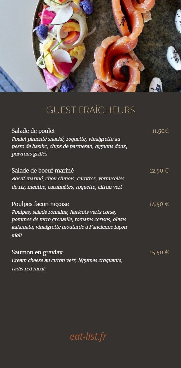 GuestBurger — carte page 4