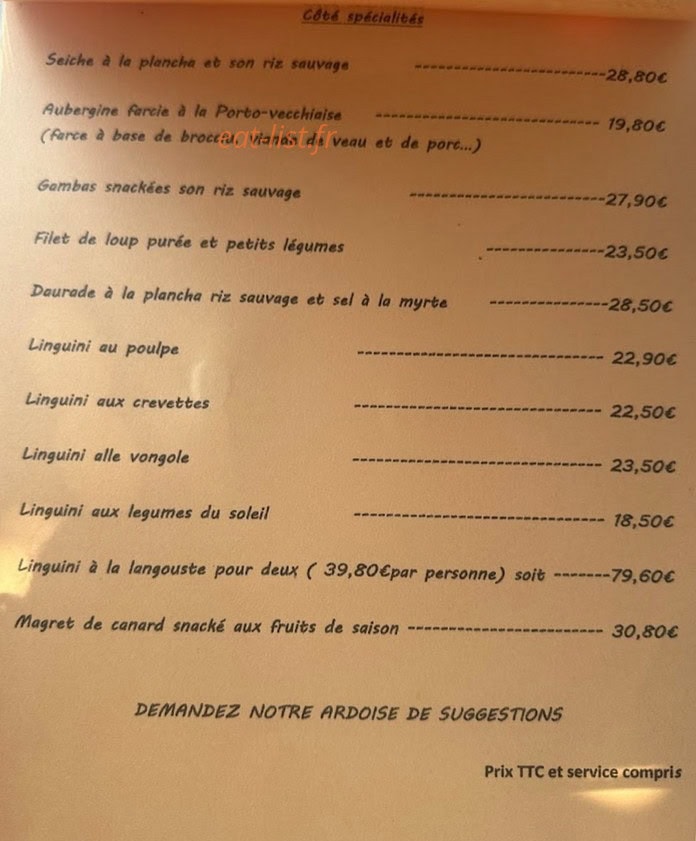 L'acciaro plage — carte page 2