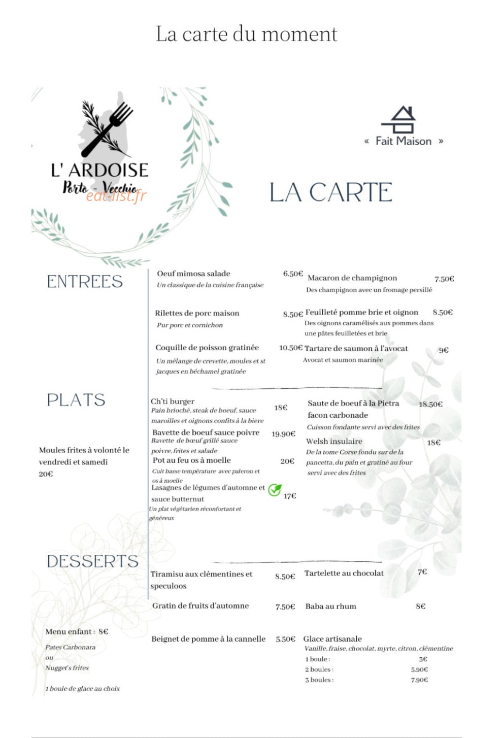 L'Ardoise — carte page 1