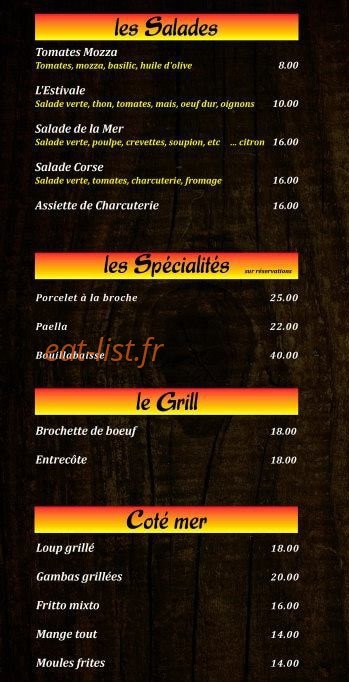 L'Aria Marina — carte page 2