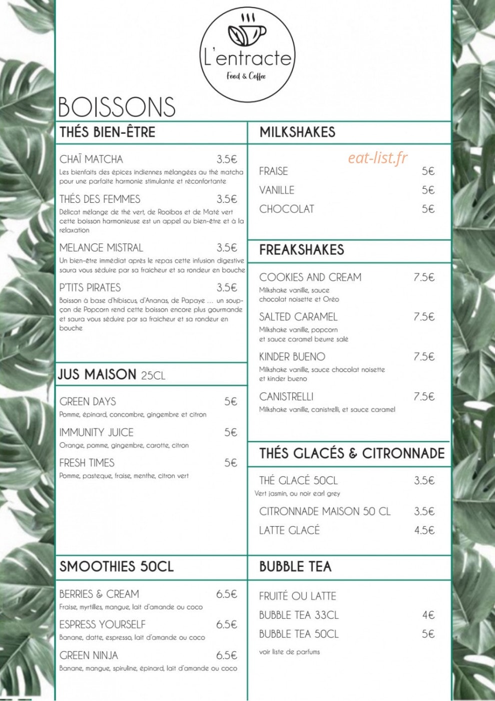 L'Entracte — carte page 3