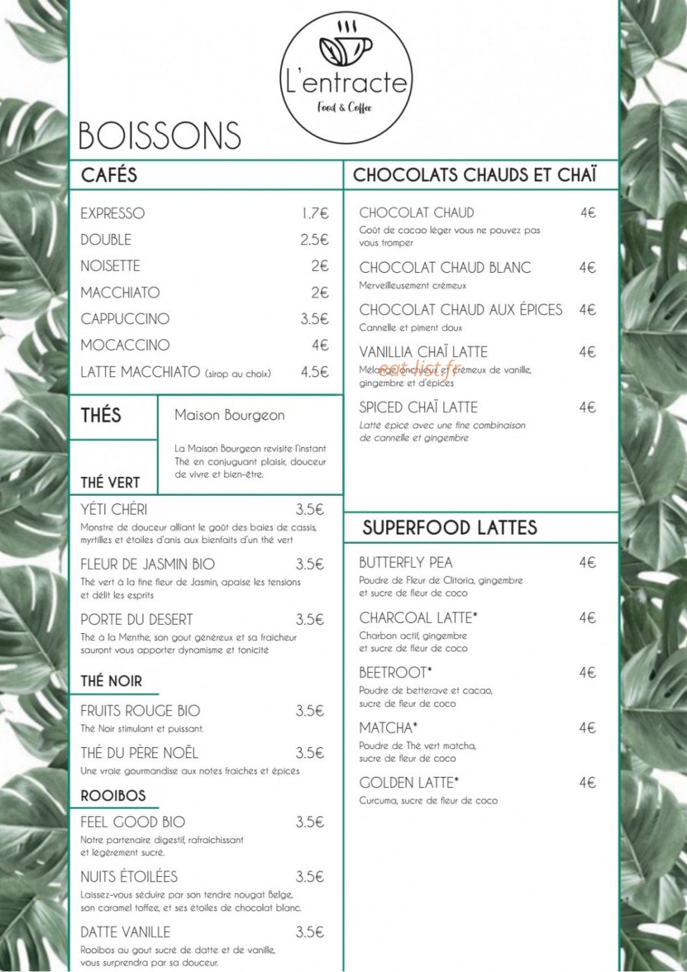 L'Entracte — carte page 4