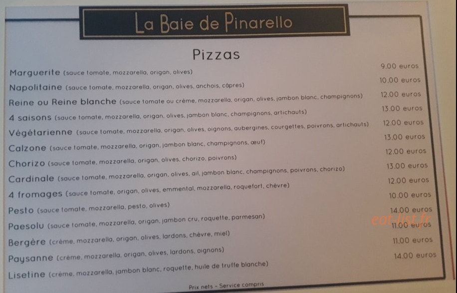 La Baie de Pinarello — carte page 2