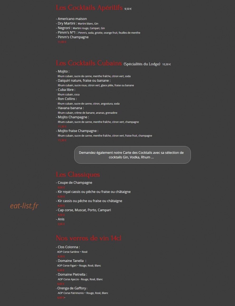 Le Lodge — carte page 4