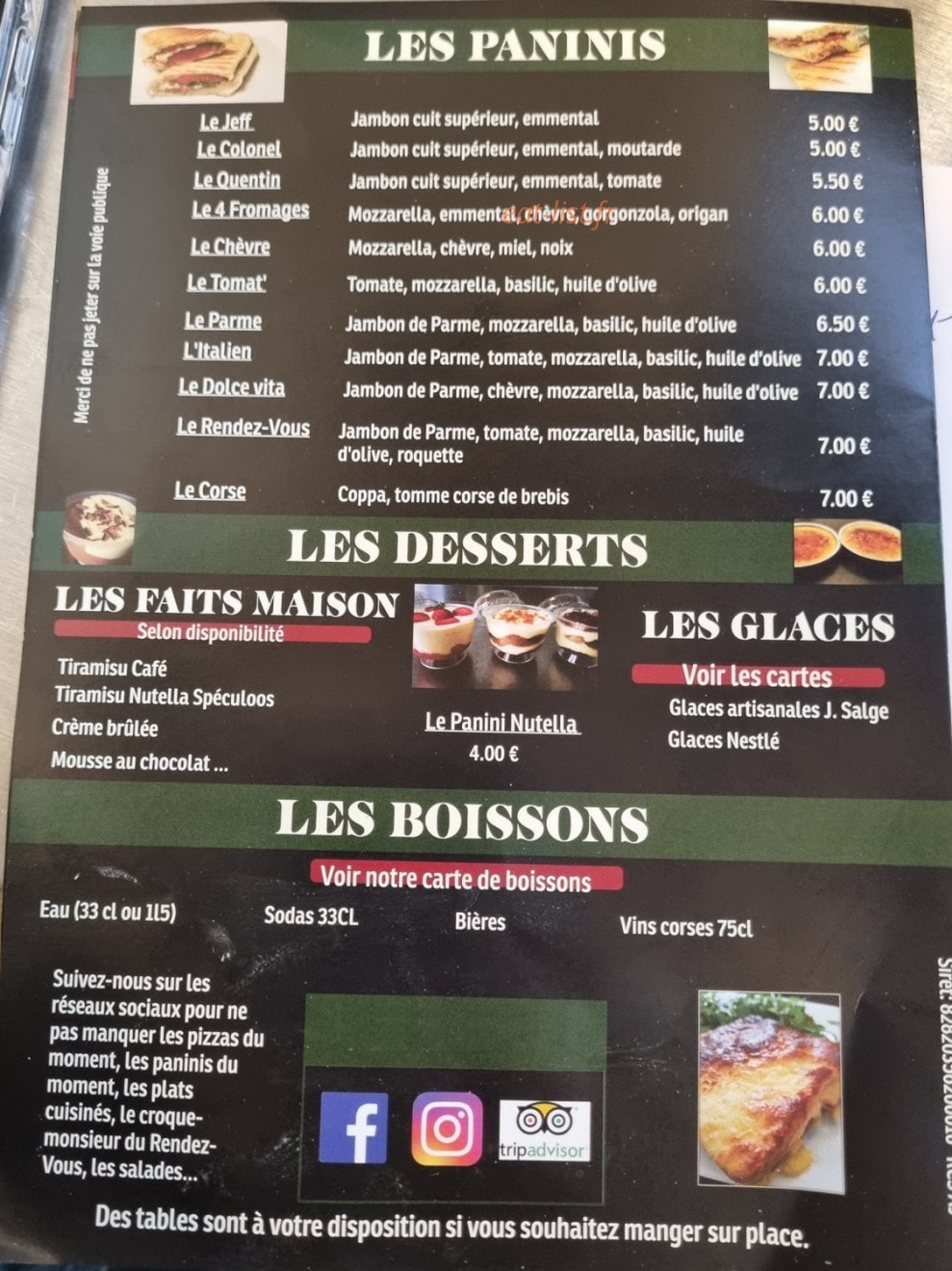 Le Rendez-vous — carte page 4