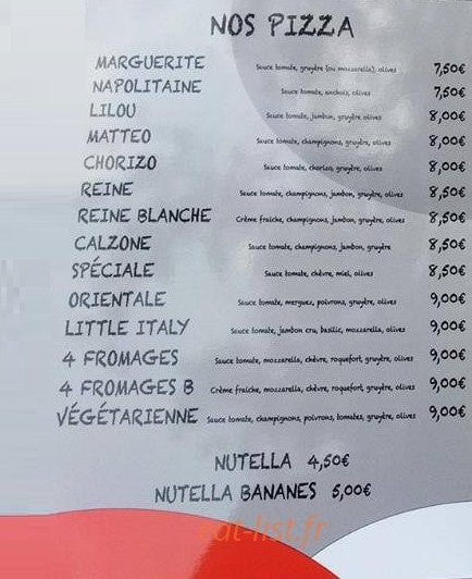 Little Italy — carte page 2
