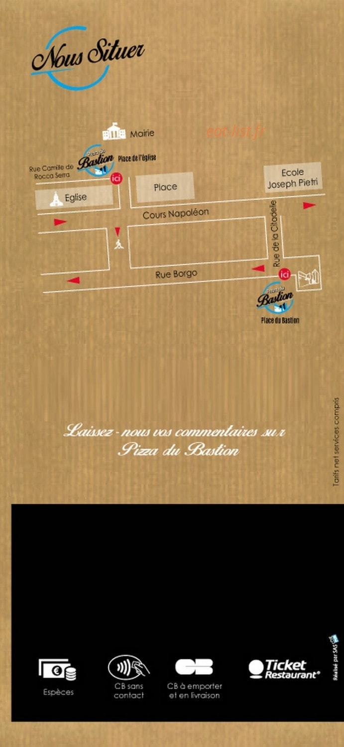 Pizza du bastion — carte page 6