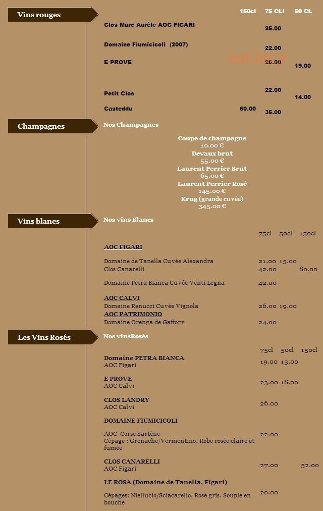 Rancho plage — carte page 18