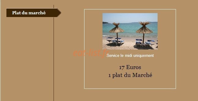 Rancho plage — carte page 3