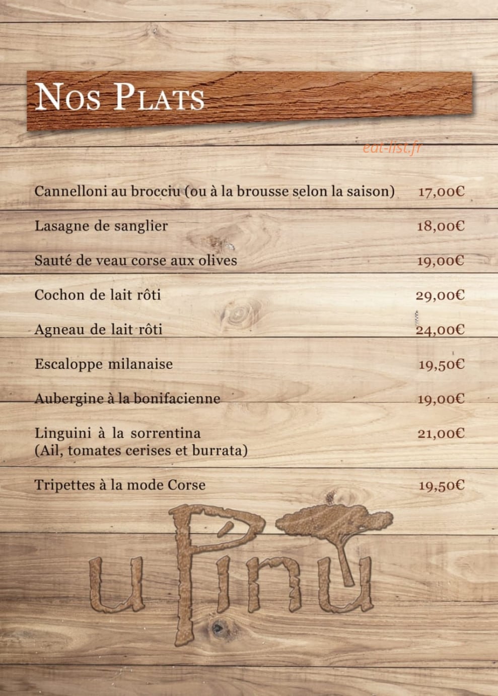 U Pinu — carte page 2