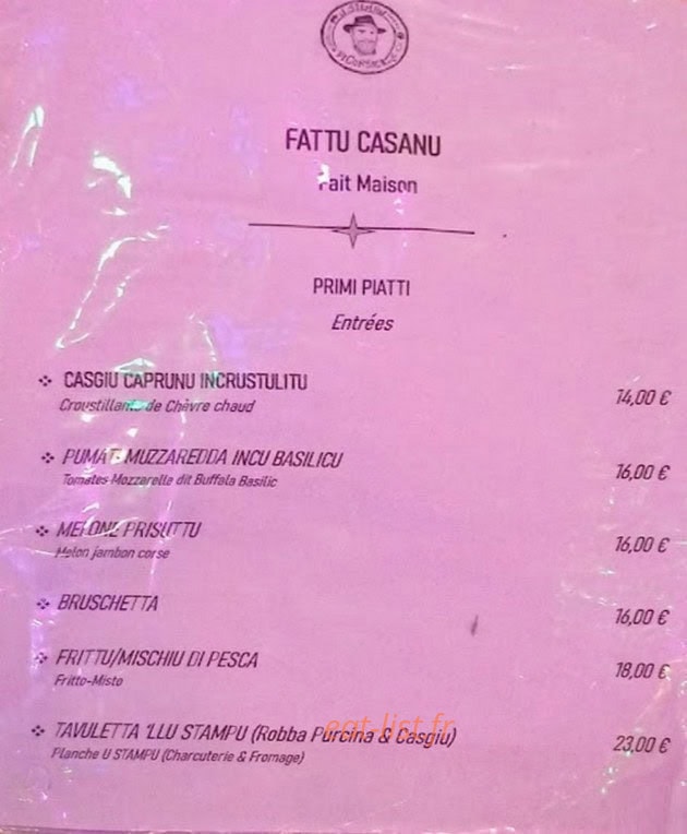 U Stampu Di Corsica — carte page 1