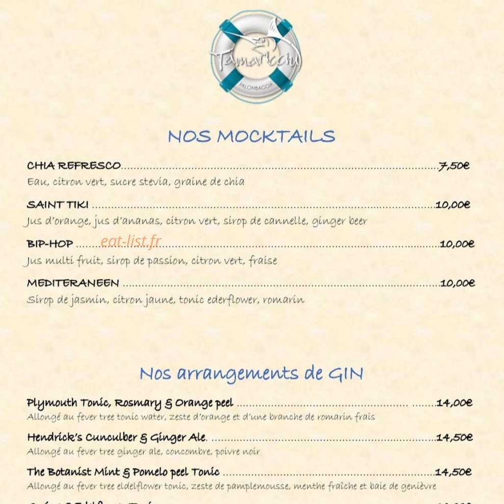 U Tamaricciu — carte page 4