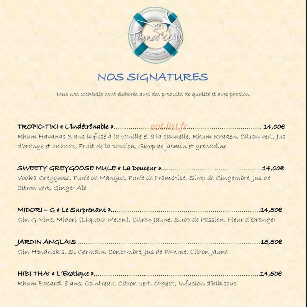 U Tamaricciu — carte page 3