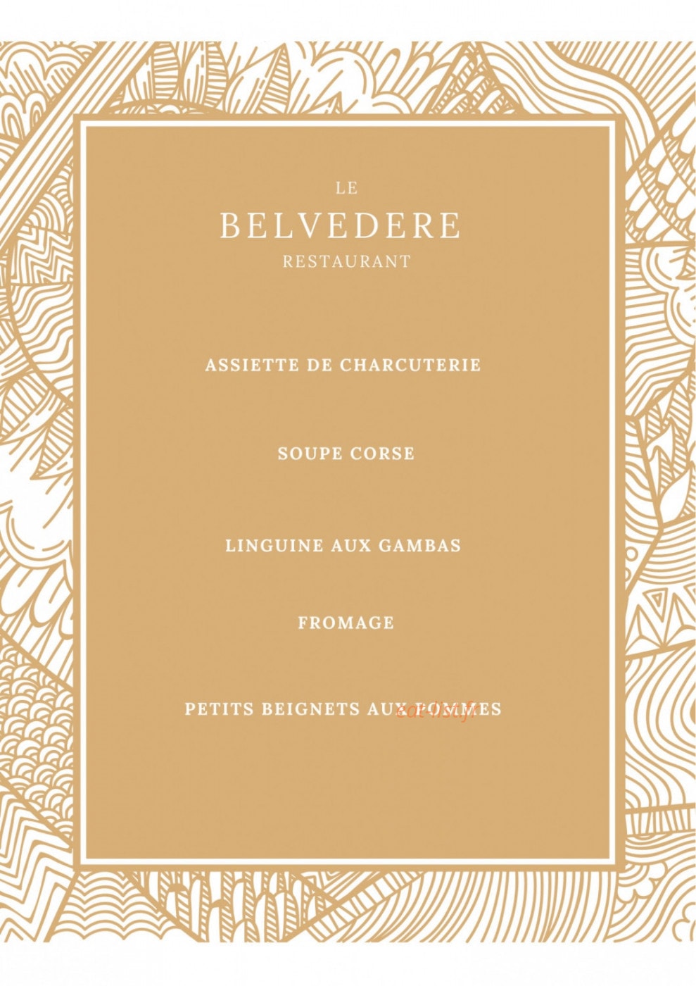 Le Belvédère — carte page 3