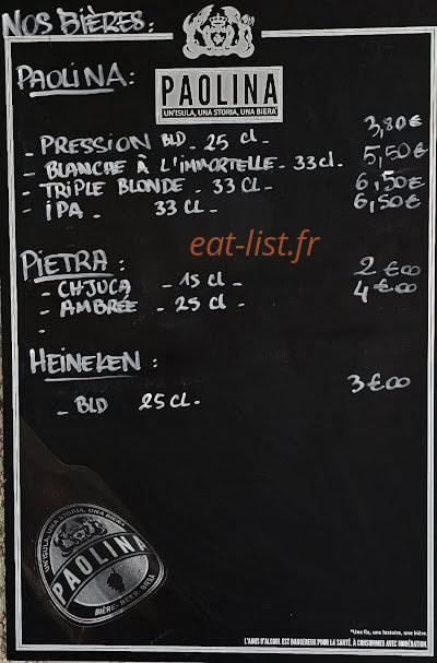 Café St Georges — carte page 2