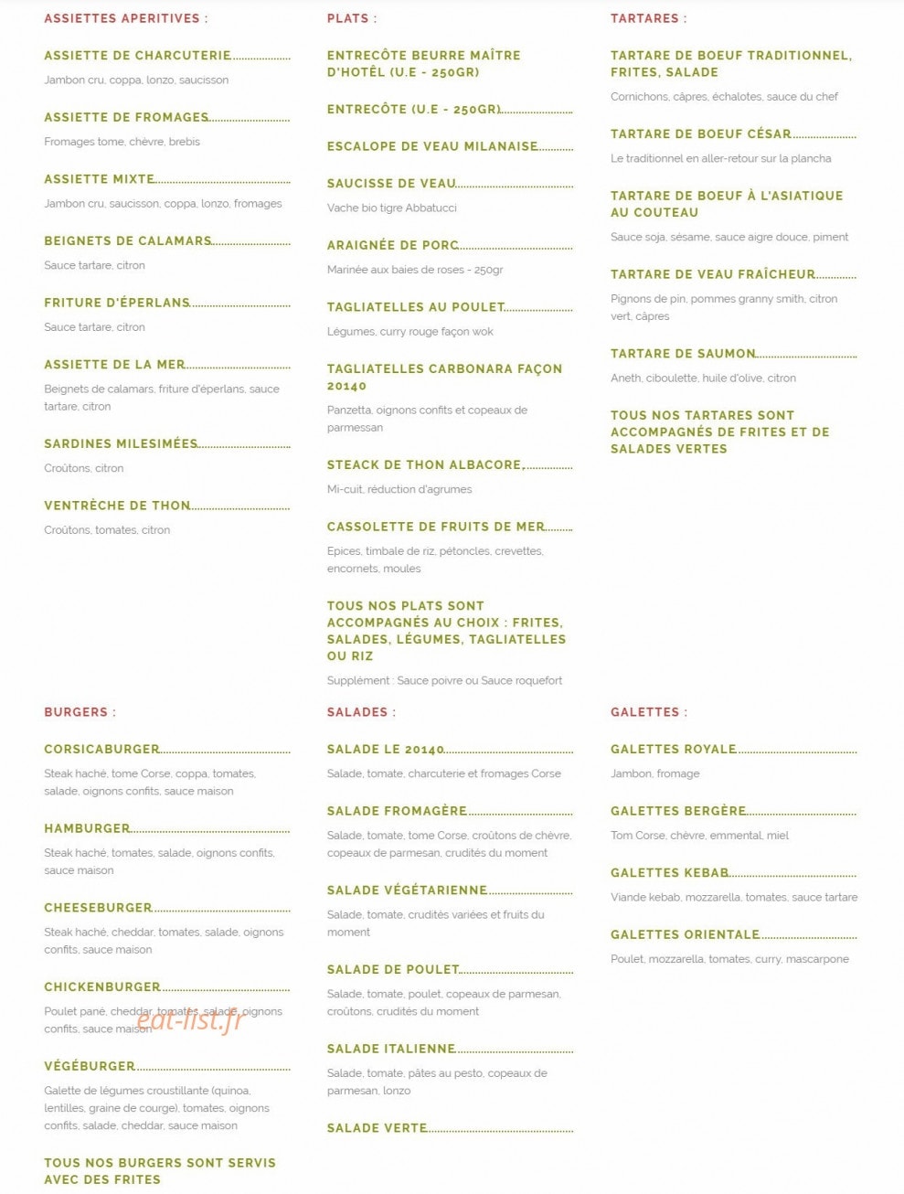 Le 20140 — carte page 1
