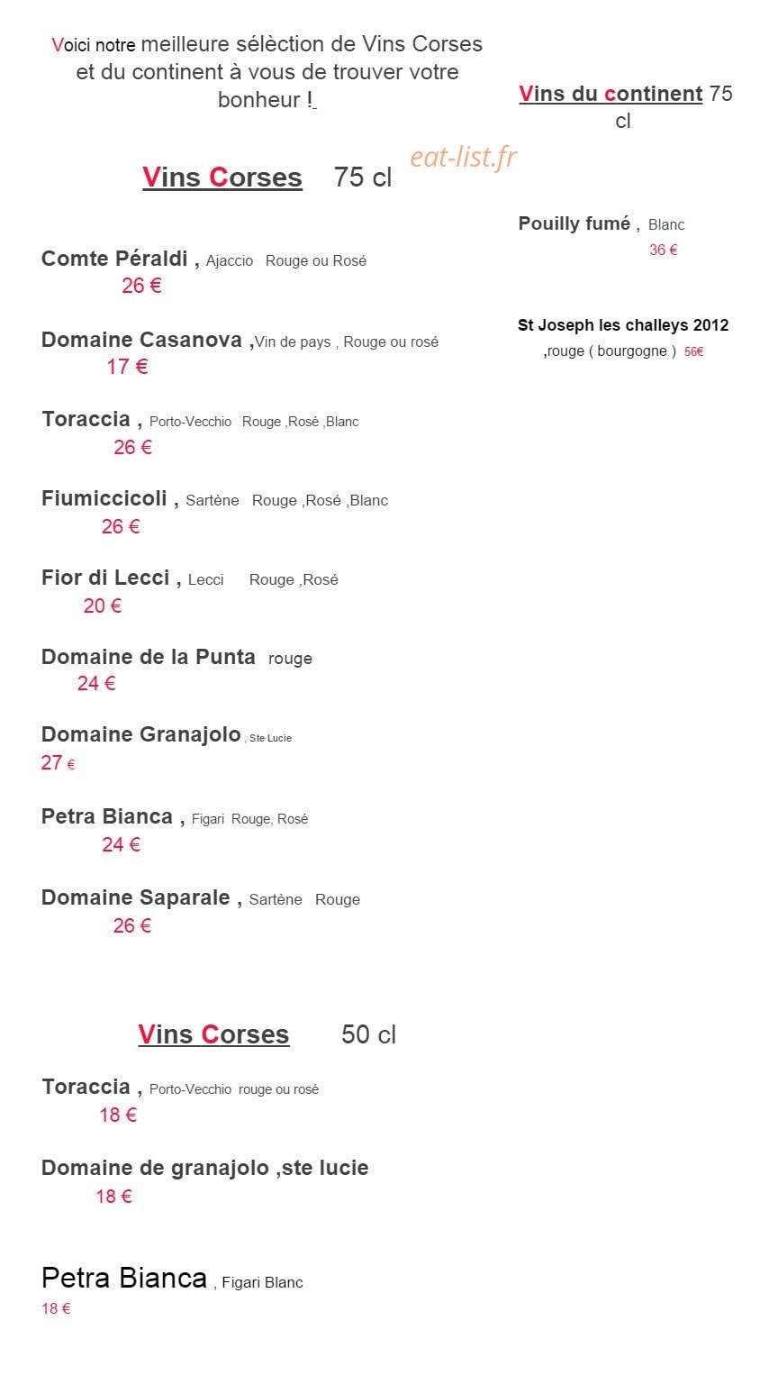 Focu di Legna — carte page 2