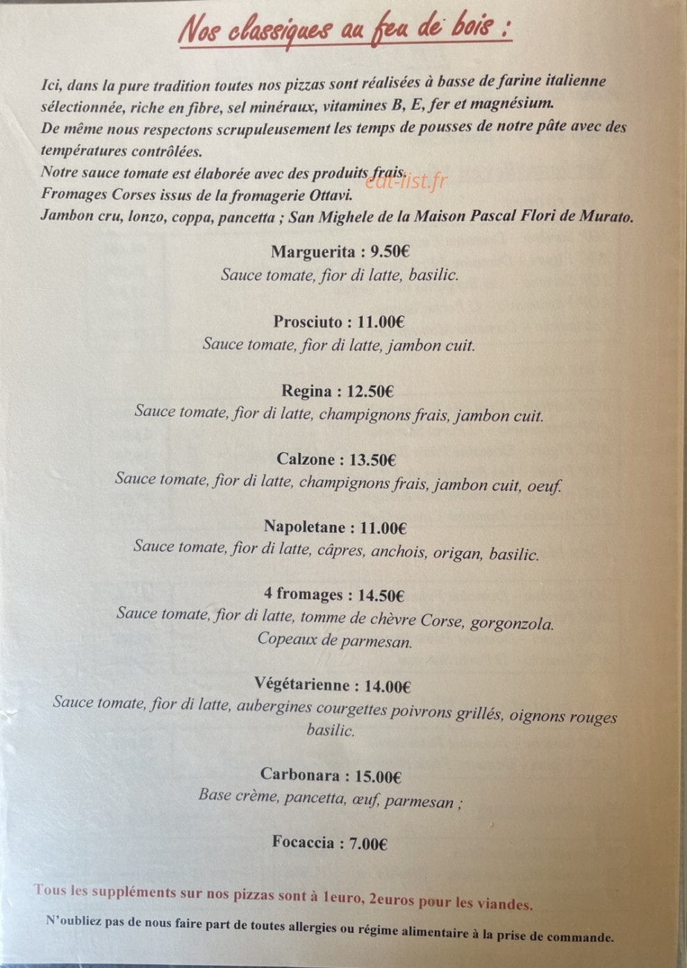 Le Patio-Pinarello — carte page 5