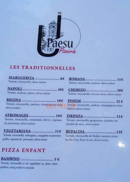 U Paesu — carte page 1