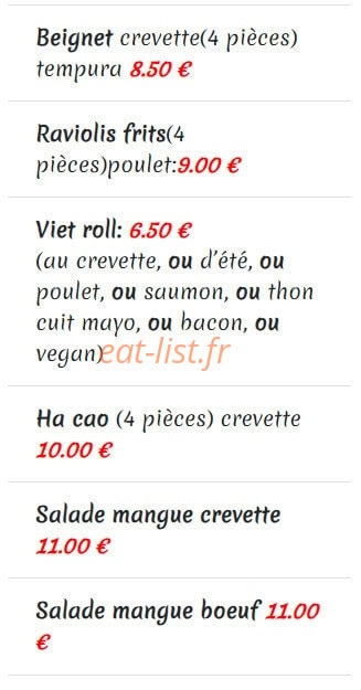 Petite Nems — carte page 2