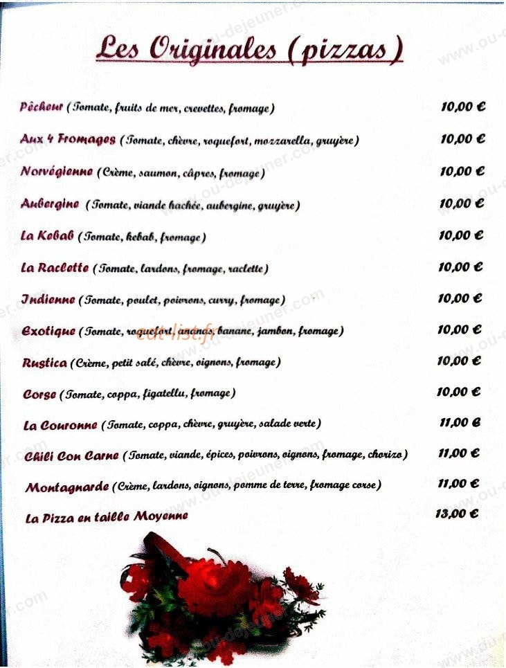 La Calèche — carte page 2
