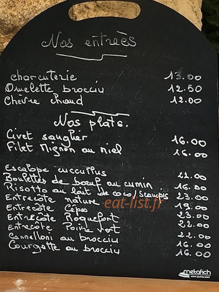 U Fragnu — carte page 2