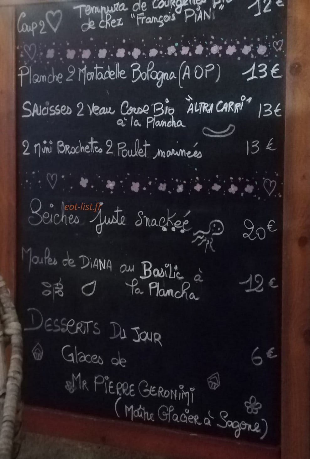 La table de Sab — carte page 1