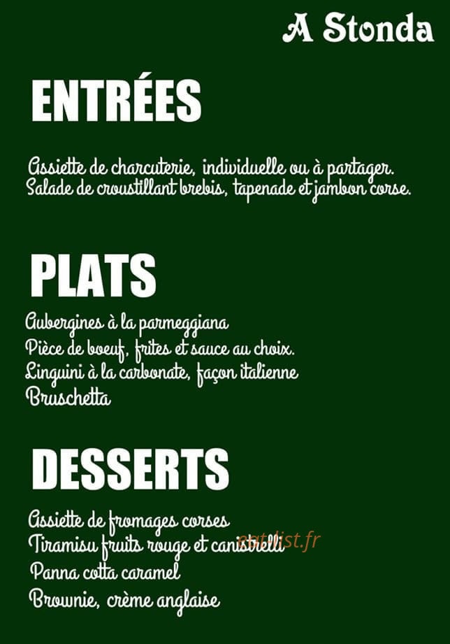 A Stonda — carte page 2