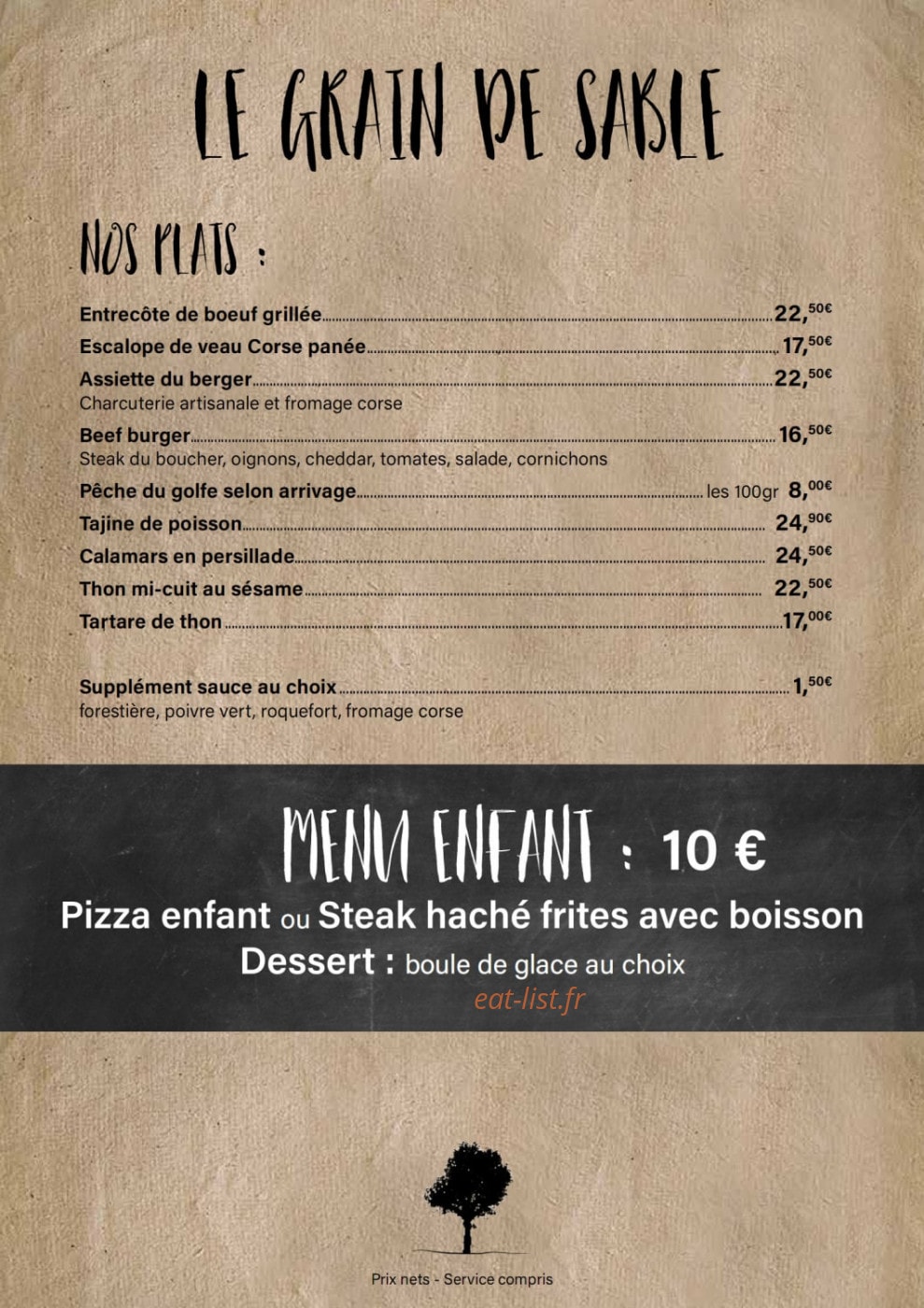 Le Grain De Sable — carte page 4