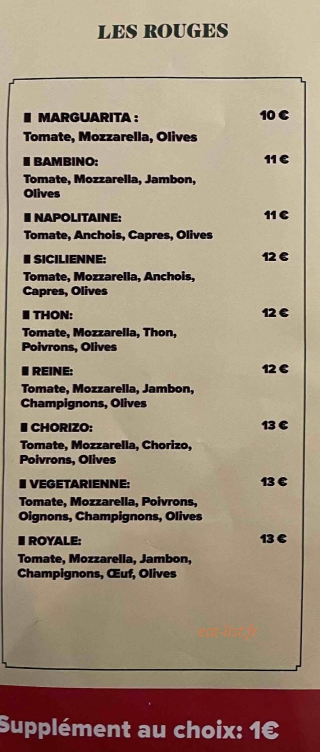 Pizzeria Leca — carte page 4
