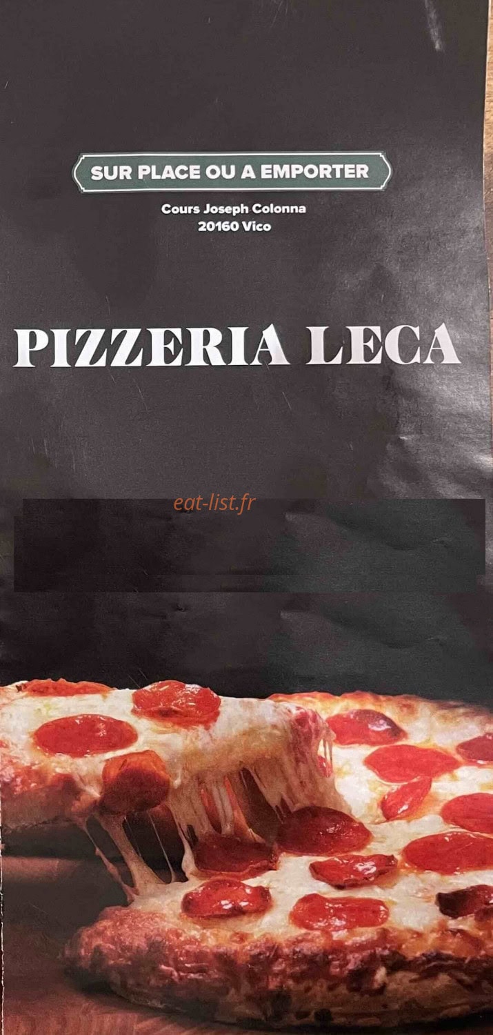 Pizzeria Leca — carte page 6