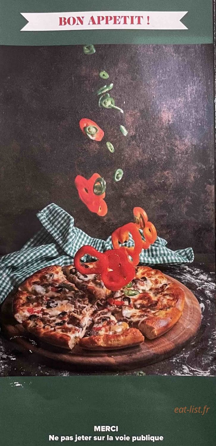 Pizzeria Leca — carte page 1