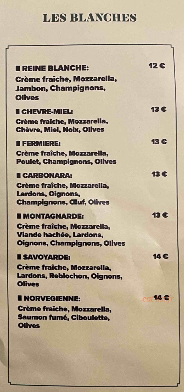 Pizzeria Leca — carte page 2
