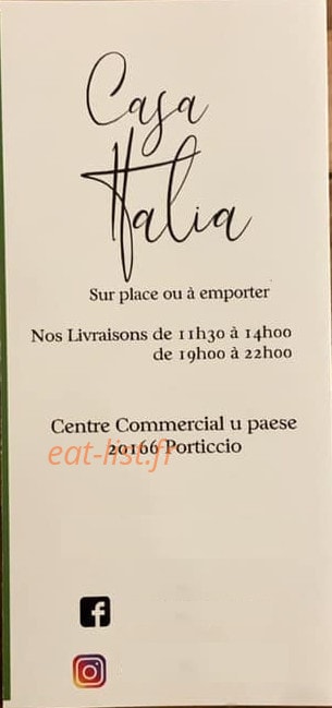 Casa Italia — carte page 1